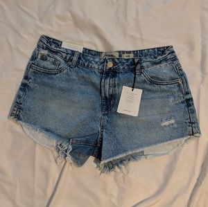 New Look Distressed Denim Shorts